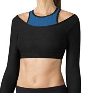 Gorgeous Long-sleeve MPG Crop Top/sports bra